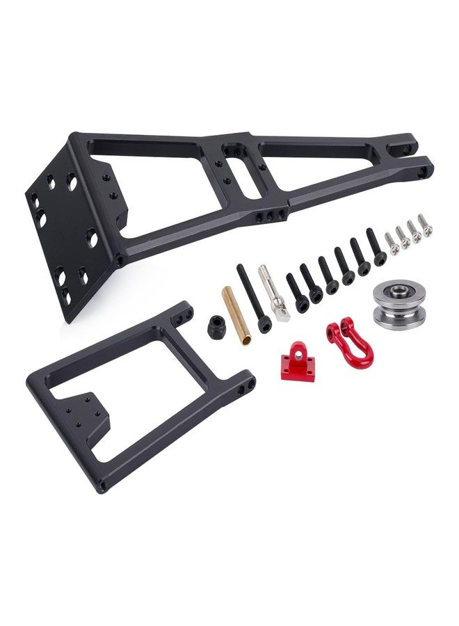 VNUHV RC Serve Rescue Tow Truck Wrecker KIT DIY Tool for 1/10 RC Crawler Car Axial SCX10 TRX4 Capra D90 LCG Chassis Part (Black) - Image 2